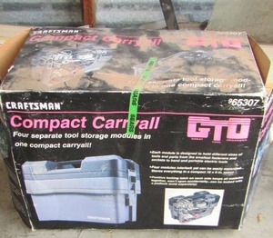 lot 60 image: Craftsman compact carry all in original box , opened