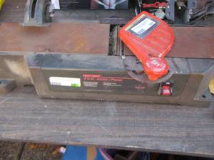 lot 101 image: Craftsman 4 14 jointer or planer used