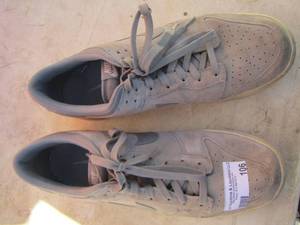 lot 106 image: grey Nike mens shoes size 12