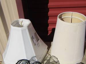 lot 116 image: small lamp shades new qty 4