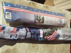 lot 121 image: Bedsy flag pole kit, flag not included, usa flag set flag not included