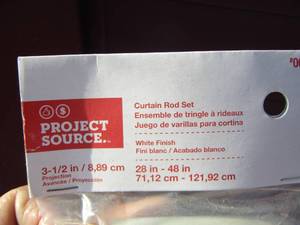 lot 133 image: Curtain rod sets qty 10