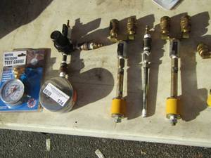 lot 134 image: Water pressure test gauge, other types of gauges