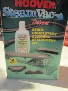 lot 141 image: Hoover steam vac deluxe stair, upholstery cleaning attachment