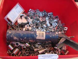 lot 161 image: Caulking guns, sockets, flex brackets and more