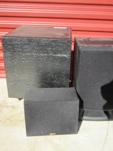 lot 162 image: Zenith speakers, subwoofers
