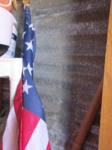 lot 191 image: flag with flag pole
