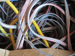 lot 229 image: box of misc. wire