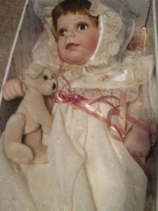 lot 9 image: Duck House doll in original box