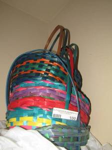 lot 100 image: Easter wicker baskets