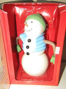 lot 103 image: Snowman ornament new in pack
