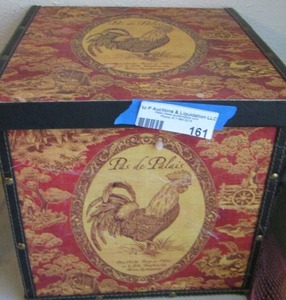 lot 161 image: Pas Day Palaris Rooster storage box