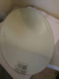 lot 217 image: Oval mirror size 2131