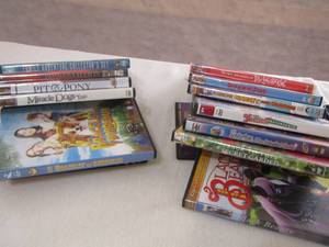 lot 326 image: lot of DVDs - pit pony- black beauty- miracle dogs and more