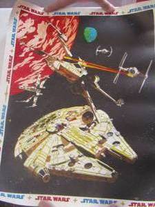 lot 339 image: 1977 STAR WARS POSTERS  qty 2  ( ONE IS MARKED  18301B) BOTH ARE 22 12 X 17 12