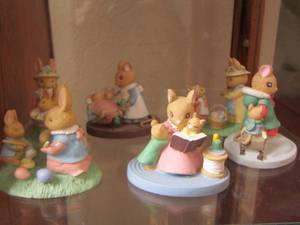 lot 345 image: Forest friends bunnies qty 6