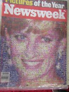 lot 367 image: NEWSWEEK MAGAZINE  IN SLEEVE - PRINCESS DIANA OM FRONT  & YOUNG MICHAEL JACKSON ON BACK