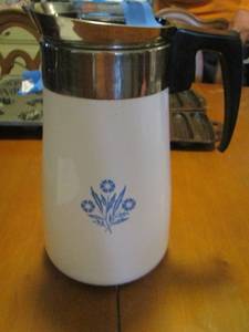 lot 445 image: Corning Ware Coffee percolator