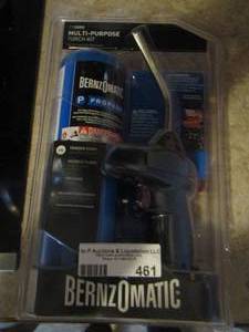 lot 461 image: New BERNZ O MATIC multi purpose torch kit