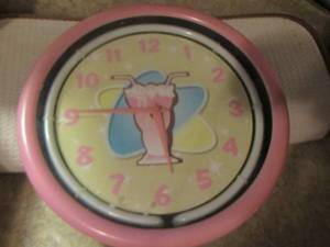 lot 487 image: Pink Milkshake wall Clock