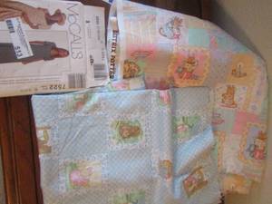 lot 513 image: BEATRIX POTTER FABRIC  PLUS PATTERNS