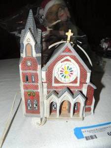 lot 603 image: Church Christmas light house