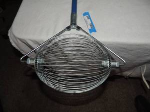 lot 605 image: blue handled pecan picker