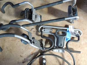 lot 685 image: bracket for hanging bikes