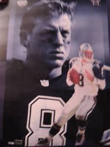 lot 567 image: TROY AIKMAN  DALLAS COWBOYS #8  NFL  CB-TA-96 POWER PROTRAIT 20 X 16