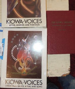 lot 576 image: Book lot- Kiowa VOICES - Ritual & Song-    &   The Kiowa Indians- History and Life  NEW IN PACKAGES