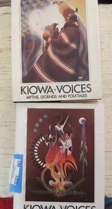 lot 583 image: Book lot- Kiowa VOICES - Ritual & Song-    & The Kiowa Indians- History and Life