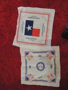 lot 590 image: BANDANA -  1986 Texas Sesquicentennial - LEVI STRAUSS  1984 Olympic