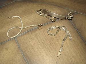 lot 747 image: .925 MARKED BRACELETS   QTY 2