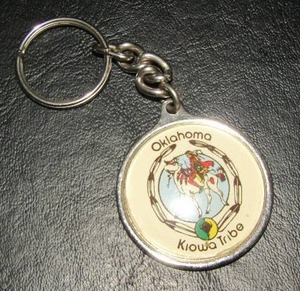 lot 760 image: OKLAHOMA KIOWA TRIBE KEY CHAIN