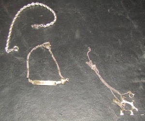 lot 762 image: STERLING SILVER QTY 2 BRACELETS, 1 NECKLACE TURTLE