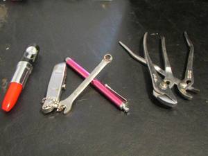 lot 824 image: MISC. TOOLS  - PLYERS, WRENCH PLUS