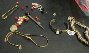 lot 826 image: BRACELETS, EARRINGS AND MORE