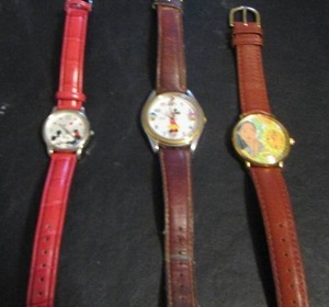 lot 788 image: MICKEY MOUSE WATCHES  Qty 2 , &  POCAHONTIES WATCH