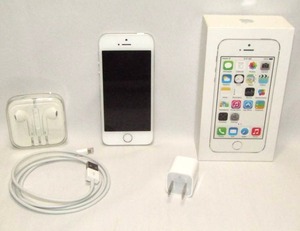 lot 2 image: Apple iPhone 5s A1533 16gb version in original box with Apple EarPods and Lightning cable, locked with iCloud Activation Lock