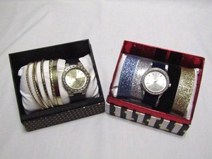 lot 41 image: 2 fashion watches and 6 fashion bracelets
