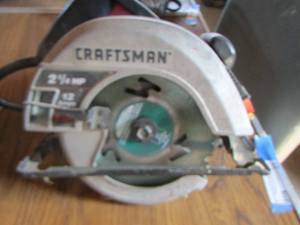 lot 31 image: Craftsman 7 14 circular saw 2 14 HP- 12 amps