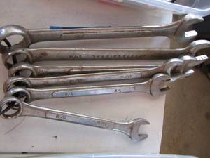 lot 47 image: Heavy duty drop forged wrenches