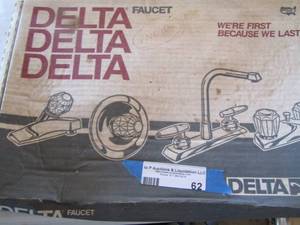 lot 62 image: Delta faucet in original box