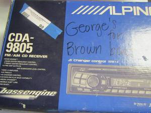 lot 99 image: Alpine FMam stereo in original box