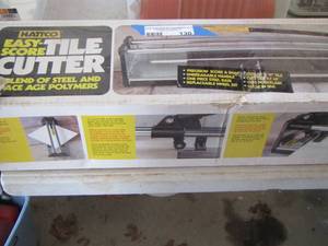 lot 130 image: Nattco Tile cutter in original box