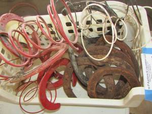 lot 155 image: Horse shoe man made fishing pole holders
