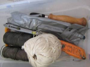lot 158 image: Box cutters and string