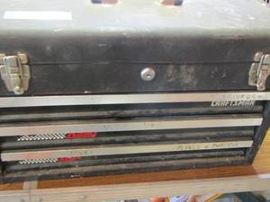 lot 200 image: 3 draw black tool box