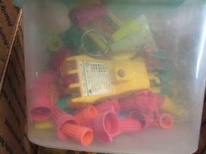 lot 223 image: Wire nuts- wire connectors- fuses and fuse tester
