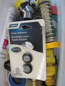 lot 228 image: Faucet shut off valve- Hose washers